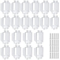 20 PCS BE1-2 Electrical Outlet Box Extenders with 40PCS Screws, (1-Gang) Electrical Power Single Gang Box Extender Electric Box Extender 1 Gang Power Switch Receptacles Accessories