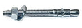 Zinc-Plated Steel Wedge Anchors, 5/8" X 12" - Heavy-Duty Mounting Bolts for Concrete - 25 Pack