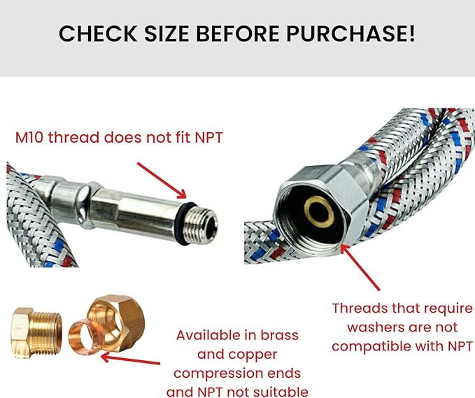 Brass Pipe Fitting Reducer Hex Bushing 3/4" NPT Male x 1/2" NPT Female Thread Reducer Hose Tube Atapter, Thread 1" OD to 0.75" ID, (5 Piece)