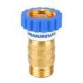 MEASUREMAN Lead-Free Brass, Water Pressure Regulator, Pressure Reducer for Camper, Trailer, RV, Garden, Plumbing System, 40-50 psi, 3/4"Hose