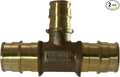 XFITTING Pex A 3/4 Inch x 3/4 Inch x 1/2 Inch Pex A Tee, 201-1-4=2XX, 2 Pieces