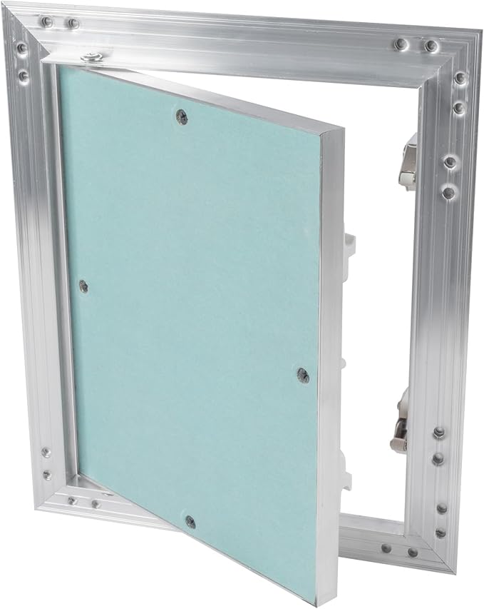 Vent Systems 8" x 10" Inch Access Panel for Drywall and Ceiling, Wall, Electrical, Plumbing Cover Plate - Mount Drywall Access Panel - Metal Crawl Space Door Panel for Home, Garage, Basement, Attic