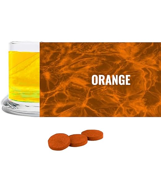 Orange Water Tracer Dye: Fluorescent Dye Tablets 200 Leak Detection