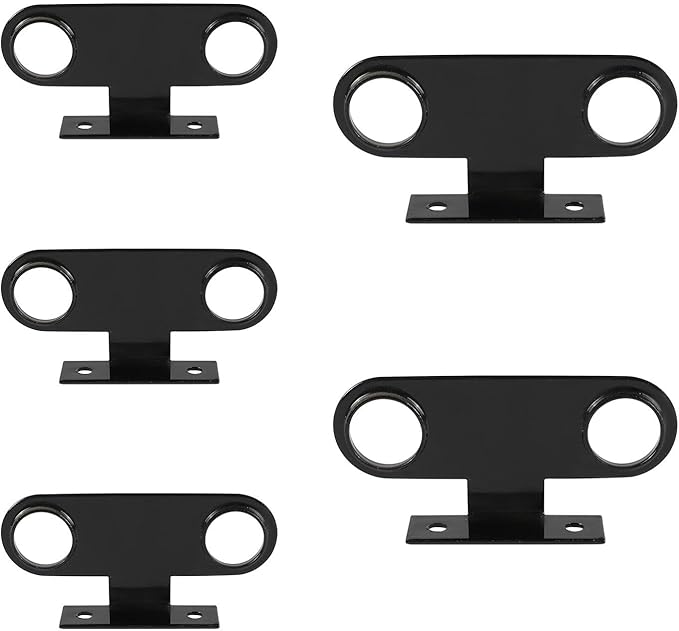 (Pack of 5) EFIELD Double Pipe Stay Hanger for 1/2 Inch IP Standard Pipe or 3/4 Inch Copper, CPVC & PEX Pipes - Universal Pipe Support Bracket,(ACC023-5PCS)