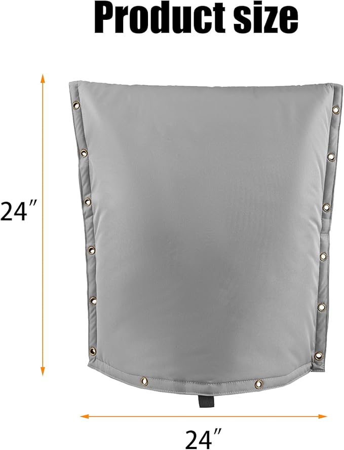 Insulated Backflow Preventer Pouch - Outdoor Pipe Insulation for Winter, Well Pump & Sprinkler Valve Protection