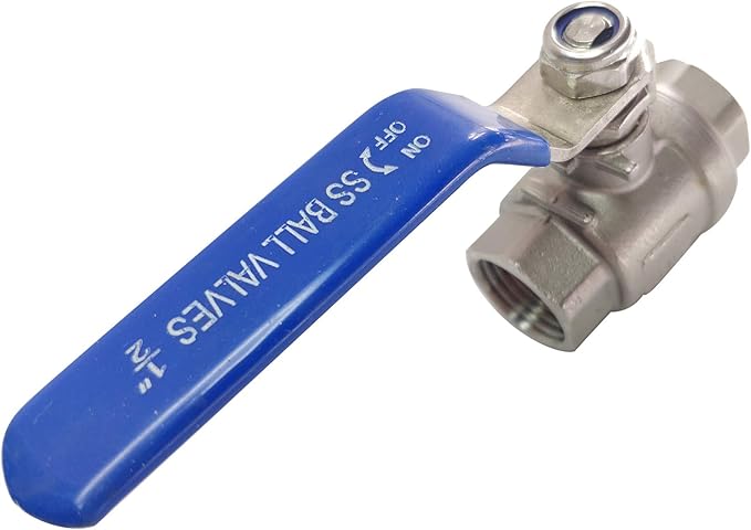 1/2" NPT Female Ball Valve 316 Stainless Steel Full Port Ball Valve WOG1000 US Stock