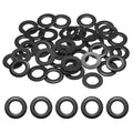 50-Pack M8 Flat Washers, Metric 16mm OD 1.5mm Thick 304 Stainless Steel Washers for Bolts Screws Nuts for Automotive/Machinery/Furniture, Flat Metal Washers [Black Galvanized]
