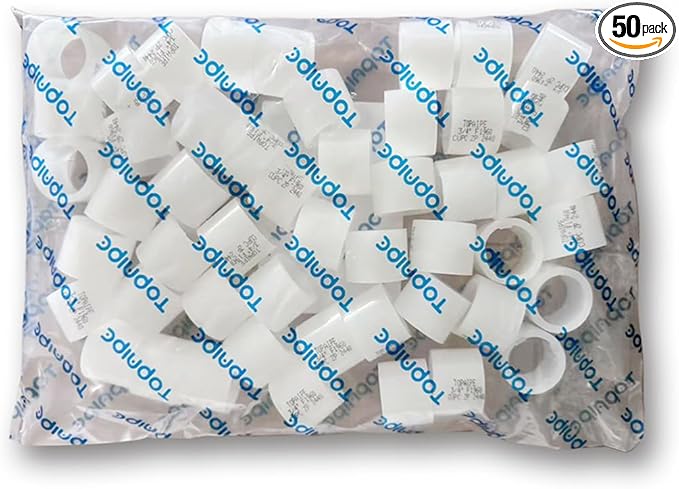 (Pack of 50) Topaipe 3/4 Inch PEX-A Expansion Rings, F1960 Fittings,Expansion Ring Plumbing Tools for PEX-A Tubing