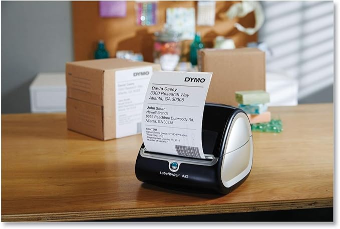 DYMO Authentic LW Extra-Large Shipping Labels for LabelWriter Label Printers, White, 4" x 6", 5 Rolls of 220 (1100 Total)