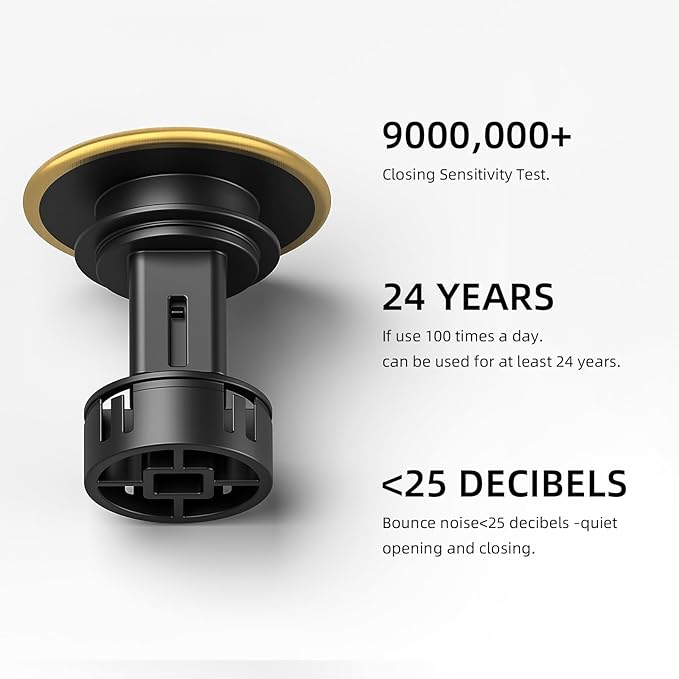 Bathroom Faucet Brushed Gold Modern Waterfall Bathroom Sink Faucet with Single Handle Suitable for 1 or 3 Holes,Supply Deck Plate and Hose…