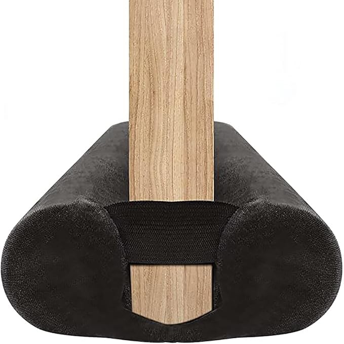 Door Draft Stopper for Doors 29-35" No Adhesive Draft Stopper for Bottom of Door Draught Excluder Under Door Wind Blocker Reduce Noise Draught Excluder Sweep Sound Proof(Black)