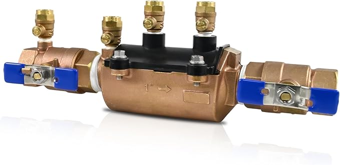 1-350 1" Double Check Backflow Preventer, Double Check Valve Assembly, Backpressure and Backsiphonage