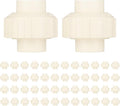 (50 Pack) EFIELD 1/2" Inch CPVC Slip Union, CTS x CTS Union Solvent Connection Fittings,(CPVC030-5-50PCS)