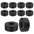 10 Pcs Black Rubber Spacers, 1" OD x 3/8" ID x 1/2" Thick Rubber Bushing Anti Vibration Spacer, Tear-Resistant Design for Home, Automotive & Industrial
