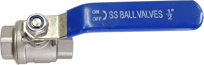 1/2" NPT Female Ball Valve 316 Stainless Steel Full Port Ball Valve WOG1000 US Stock