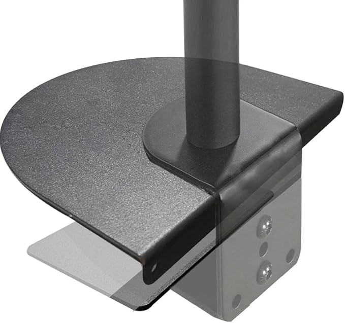 Steel Monitor Mount Reinforcement Plate，Monitor Arm Reinforcement Plate for Fragile Tabletop, Monitor Mount Reinforcement Plate Fits Most Monitor Stand C Clamp Installation