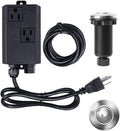 Garbage Disposal Air Switch Kit Dual Outlet Sink Top Waste Disposal Long Stainless Steel Polished On/Off Air Button Food and Waste Disposals Part by Etoolcity