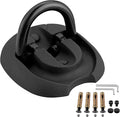 Anbte Security Ground Anchor, Floor or Wall Anchor for Securing Motorcycles, Bicycles, Scooters, Heavy Duty Alloy Steel Ground Anchor Foldable Permanent Locking Point, Black
