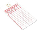 SmartSign “Fire Extinguisher Must Be Inspected Every 30 Days” Monthly Inspection Tags, 5.75 x 3 inch 13 Point Cardstock, Red and White (Pack of 100), Made in USA