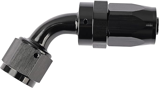 EVIL ENERGY 8AN Hose End Fitting 60 Degree Swivel for CPE Braided Fuel Hose Black