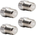 npt 1/8 stainless steel Male Thread hex Head water Pipe Plug, adapt to cap brass socket fitting manifold nut (Pack of 4)