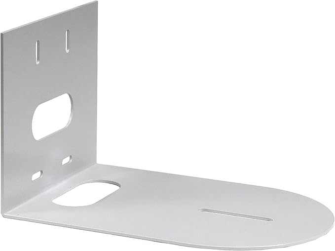 AEONS PTZ Camera Universal Wall Mounting Bracket | Sturdy Durable Compatible with Most Center Mount Cameras Hardware | AV Brackets Wall Mount Holder, White, 2-Pack