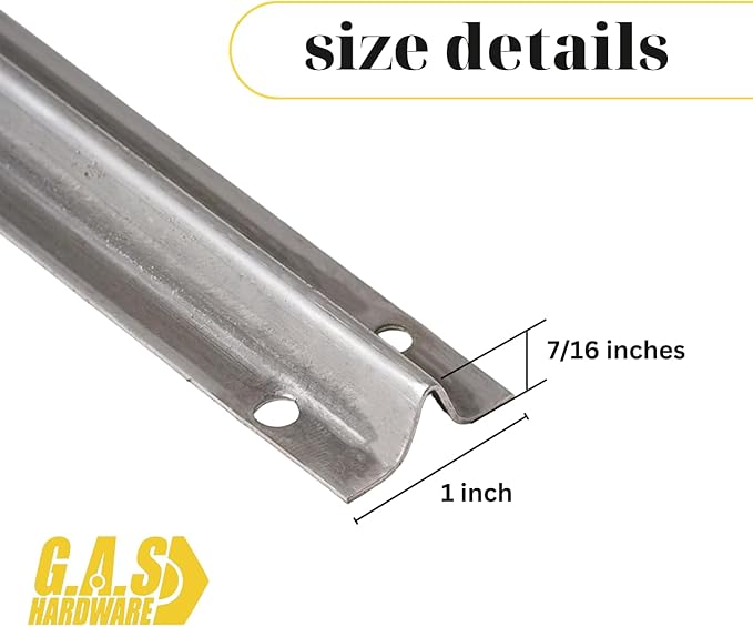 Screw on Track Cover for Sliding Patio Glass Doors | Fix and Repair Sliding Glass Door Track Cover Replacement Hardware Repair Stainless Steel - Screws NOT Included (6 Feet, 2 Pack)