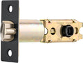 Adjustable Door Latch 2-3/8''(60mm) or 2-3/4''(70mm), 45° Turning Angle Universal Door Lock Replacement Part with 3/10'' (7.7mm) Square Hole, Handles or Deadbolts Not Included