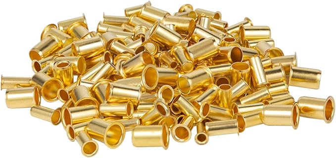 Compression Fittings Assortment kit-6 Sizes(1/8"3/16" 1/4" 5/16" 3/8" 1/2") Brass Compression Sleeves Ferrules & Insert,used to connect lines for air,water,fuel,oil and inert gases