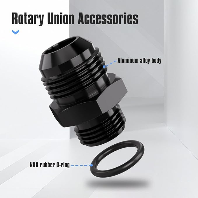 10AN Flare to AN12 ORB Male O-Ring Fitting Adapter (2PCS)