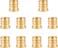 WMAXPFIT(10 Pack) 3/4 Inch PEX Plug F1807, LF Brass crimp fitting for PEX-b pipe