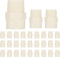 (30 Pack) EFIELD CPVC CTS Male Adapter Fittings, 3/4" Slip X 3/4" Male Thread,(CPVC034-10-30PCS)