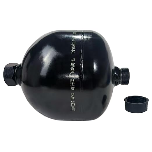 Autovo 3/4-16, 61cu.in (1L) UNF Diaphragm Accumulator 4786psi Max Working Pressure