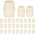 (30 Pack) EFIELD CPVC CTS Male Adapter Fittings, 1" Slip X 1" Male Thread,(CPVC035-5-30PCS)