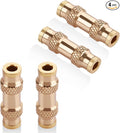 4pcs 5/32 "Tube OD Push to Connect Union Fittings, Air Brake Line Fitting, Air Brake Union 5/32" Tube OD for Trucks Trailers and Industrial