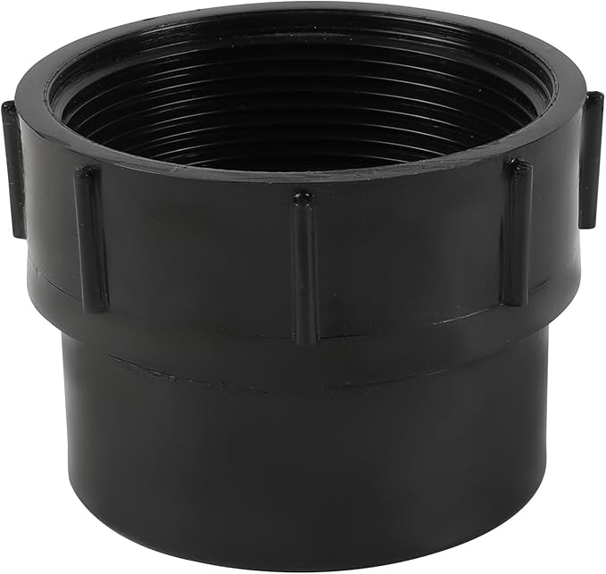 EFIELD 3" ABS dwv Cleanout Adapter Spigot x FPT