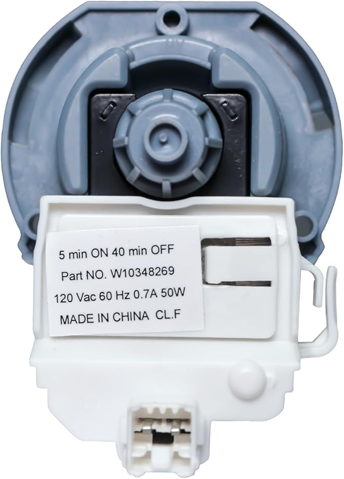 W10348269 Drain Pump Compatible with Whir-lpool Kitchen-aid May-tag WPW10348269 AP6020066 W10084573 661662 8558995 8565839 PS11753379 W10158351 WPW10348269VP