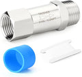 TAISHER 1PCS 316L Stainless Steel 1/2" NPT Male x 1/2" NPT Female Check Valve,Backflow Prevention,One Way Non-Return Check Valves