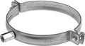 Repa Market 4" Inch Galvanized Pipe Hanger - Conduit Mounting Support - PVC Tube Brackets - Metal Pipe Clamps - Tube Wall Mounting Bracket Clamp Holder - 4in Pipe Clamp Fittings