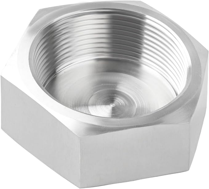 Stainless Steel 304 Hex End Cap 1-1/4" NPT Female Pipe Fitting 1pc