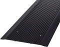 Premium Aluminum Threshold - Exterior Door Threshold Transition Strip - ADA Wheelchair Compliance (Black Anodize, 10" Wide x 36" Long)