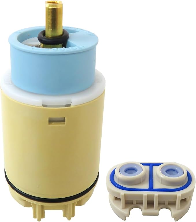 Single Function Pressure Balance Cartridge Replacement with Check Valve for Delta for Peerless Replaces RP70538 RP73625 for Single Handle Tub Shower Faucets