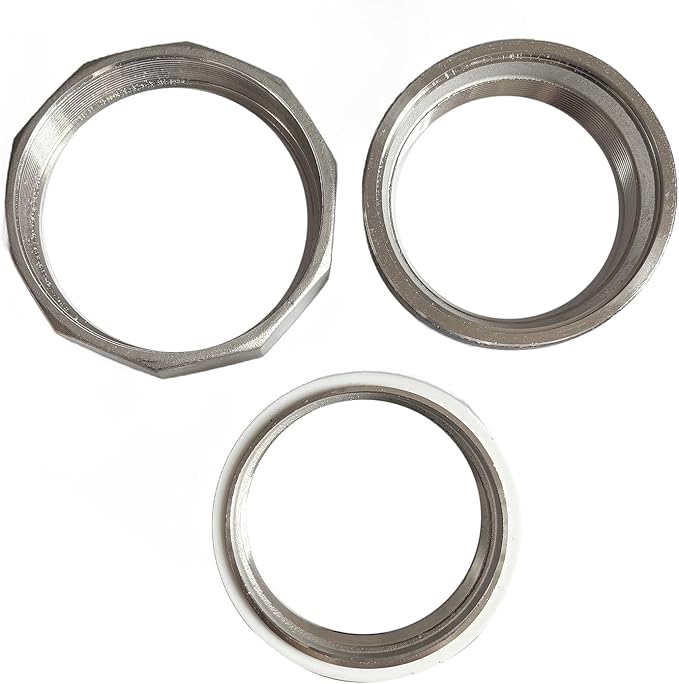 4" Union Pipe 304 Stainless Steel NPT Female Thread Union Joint Cast Pipe Fitting Pack of 1