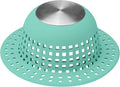 Shower Drain Hair Catcher Bathtub Drain Cover Shower Protector for Pop-Up & Regular Drains