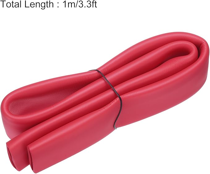 uxcell Foam Tubing for Handle Grip Support, Pipe Insulation, 44mm ID 54mm OD 1m Length Red