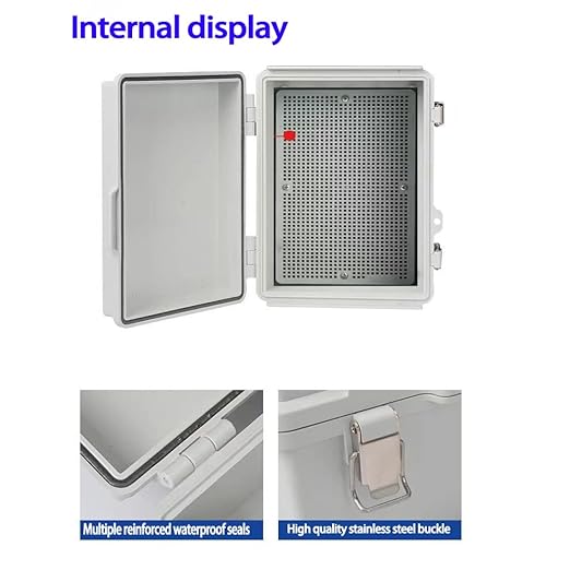 Junction Box Waterproof Electrical Box Outdoor Project Boxes (6"x6"x3.7")