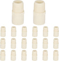 (20 Pack) EFIELD CPVC CTS Male Adapter Fittings, 1/2" Slip X 1/2" Male Thread,(CPVC033-10-20PCS)