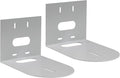 AEONS PTZ Camera Universal Wall Mounting Bracket | Sturdy Durable Compatible with Most Center Mount Cameras Hardware | AV Brackets Wall Mount Holder, White, 2-Pack
