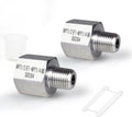 2 pieces，Npt1/2 Female to Npt1/4 Male Thread Adapter, Water line adapter，Fabricate of 304 Stainless Steel