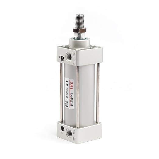 SNS Pneumatic Standard Air Cylinder S-SC 50 x 75 NPT 1/4, Bore: 2 inch, Stroke: 3 inch, Double Acting